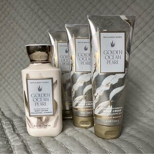 Bath and Body Works Golden Ocean Pearl - Lot of 4 items
